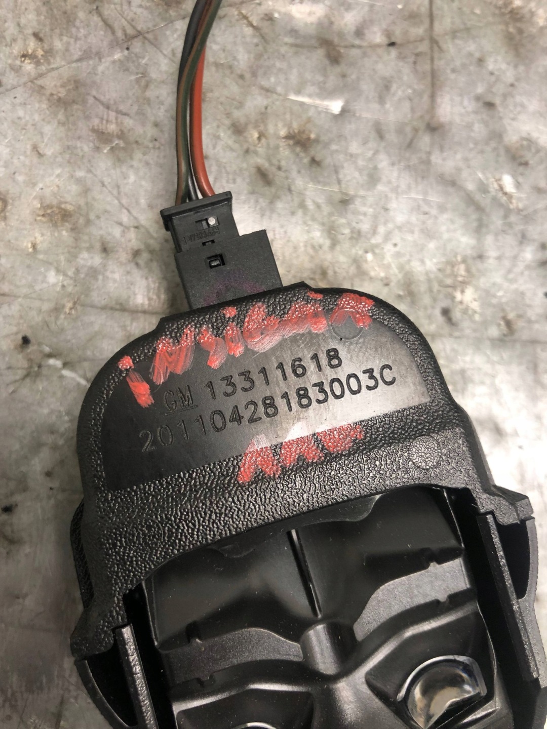 Sensor Regen OPEL INSIGNIA A 13311618