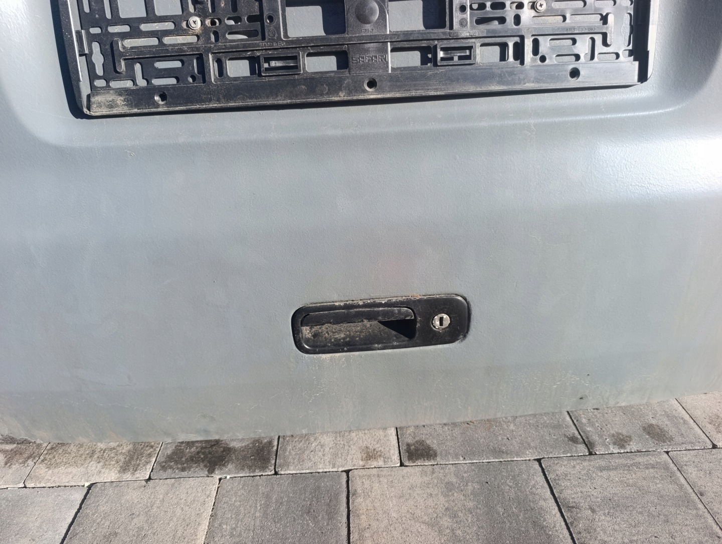 trunk door cover boot rear part VW T5 T5 LIFT grey complete