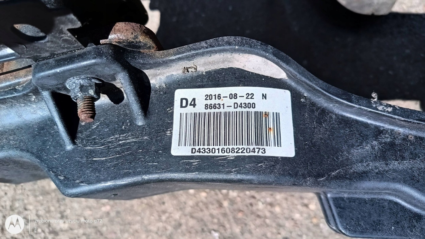 KIA OPTIMA IV KOMBI bumper support rear 86631-D4300 2019R