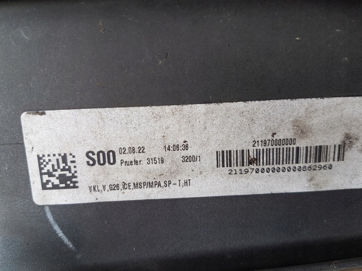 front bumper BMW G26 m-packet