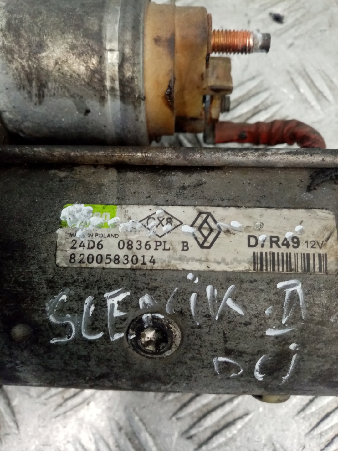 starter RENAULT LAGUNA 2 8200583014 1.9 DCI