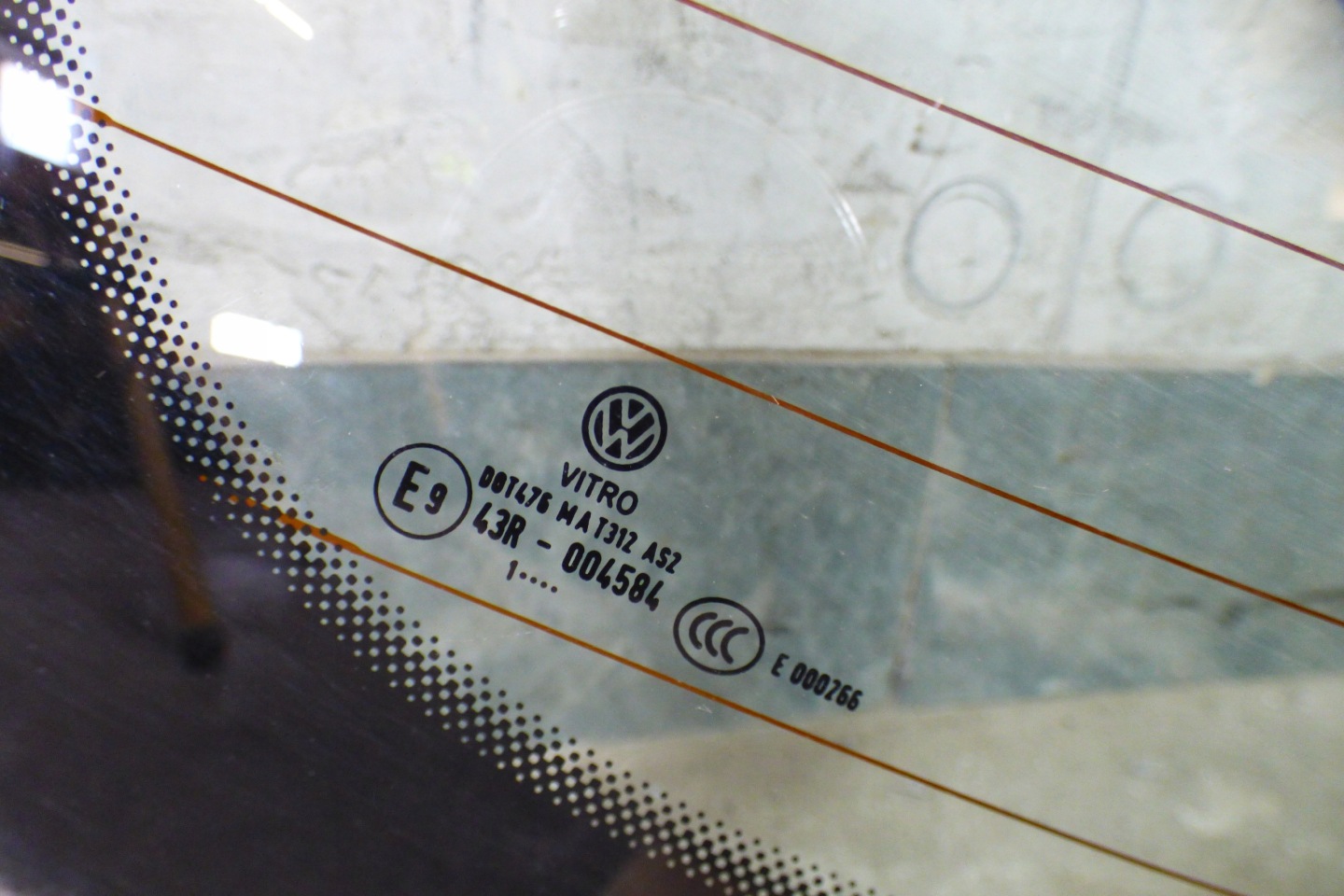 window rear rear part 2011 rok original VOLKSWAGEN JETTA VI 5C