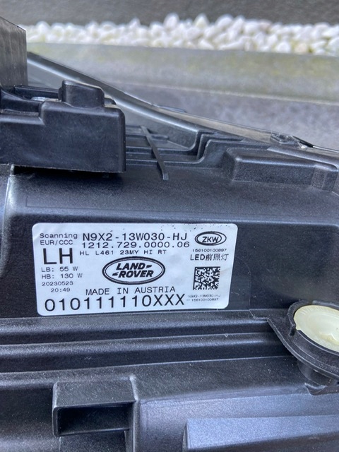 light left Range Rover Sport 2023- Full Led Laser