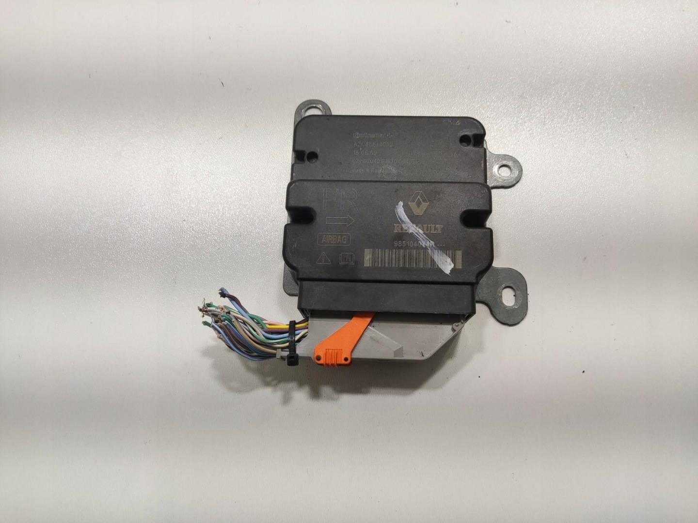 SENSOR modulo airbag airbag RENAULT ZOE e 2013-2019 985104074R