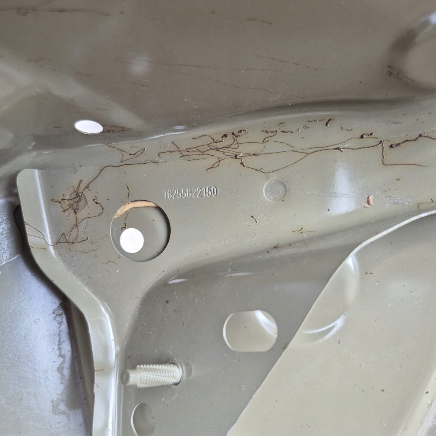 TESLA MODEL 3 17-> side fender right rear part rear