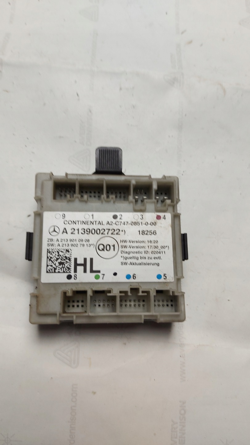 control unit module door left rear part MERCEDES C W205 E W213 OE EU