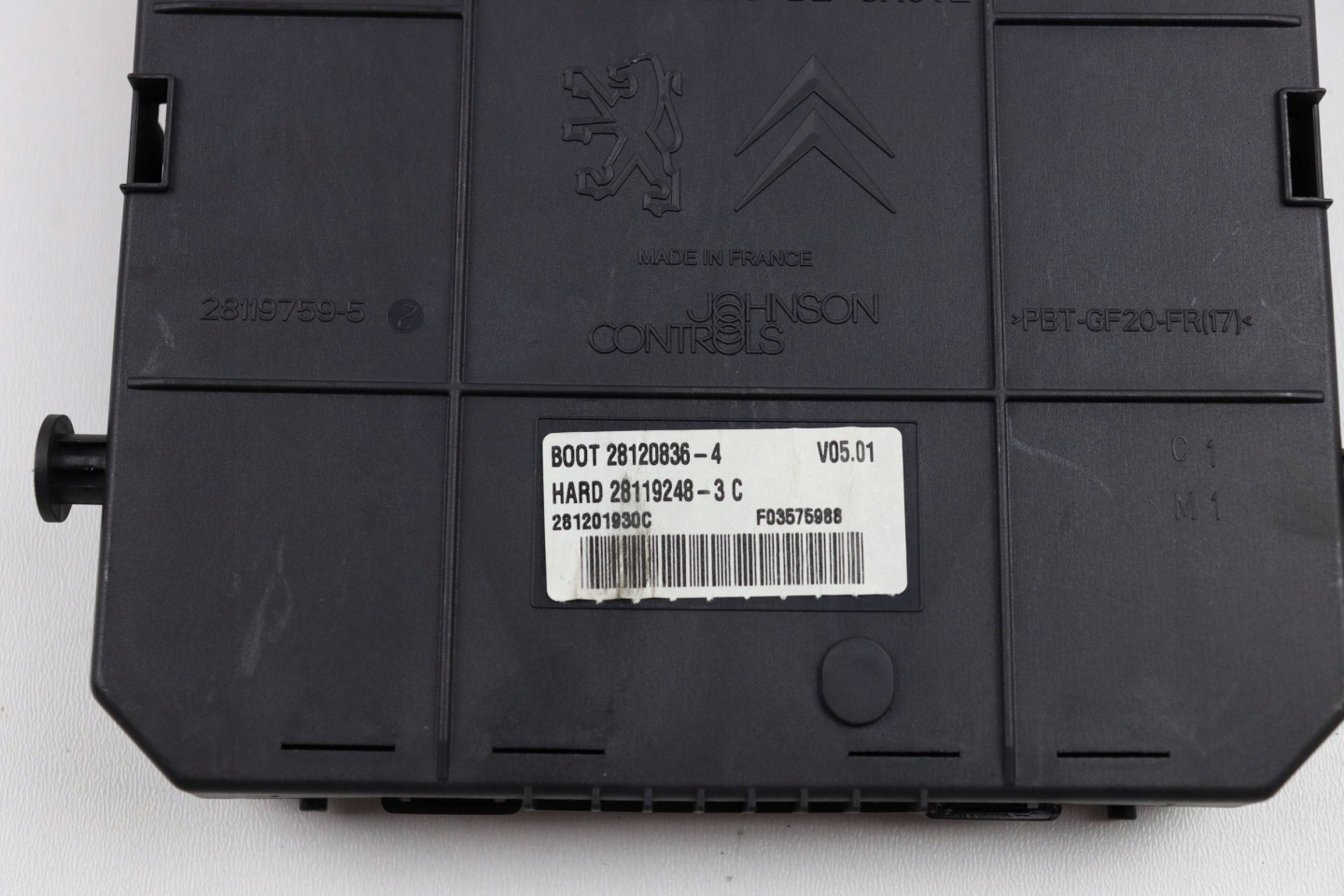 CITROEN PEUGEOT module control unit compartment BSI 9664059080 281201930C
