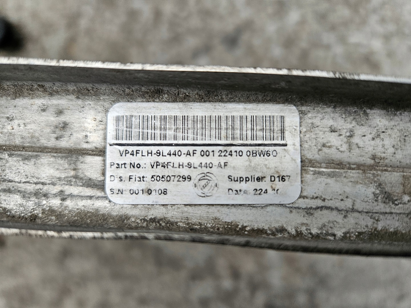 Kühler luft INTERCOOLER ALFA ROMEO 159 BRERA SPIDER (2006-) JTDM