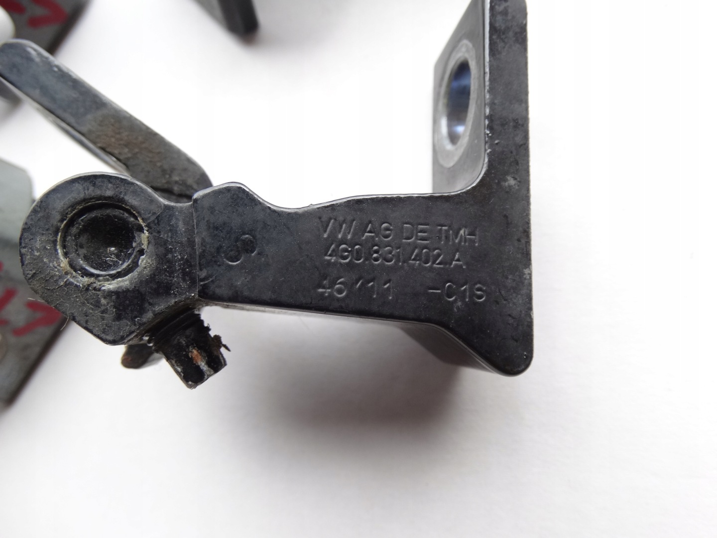 AUDI A6 C7 11-18 hinge hinges door right rear part upper lower KOMPLET black