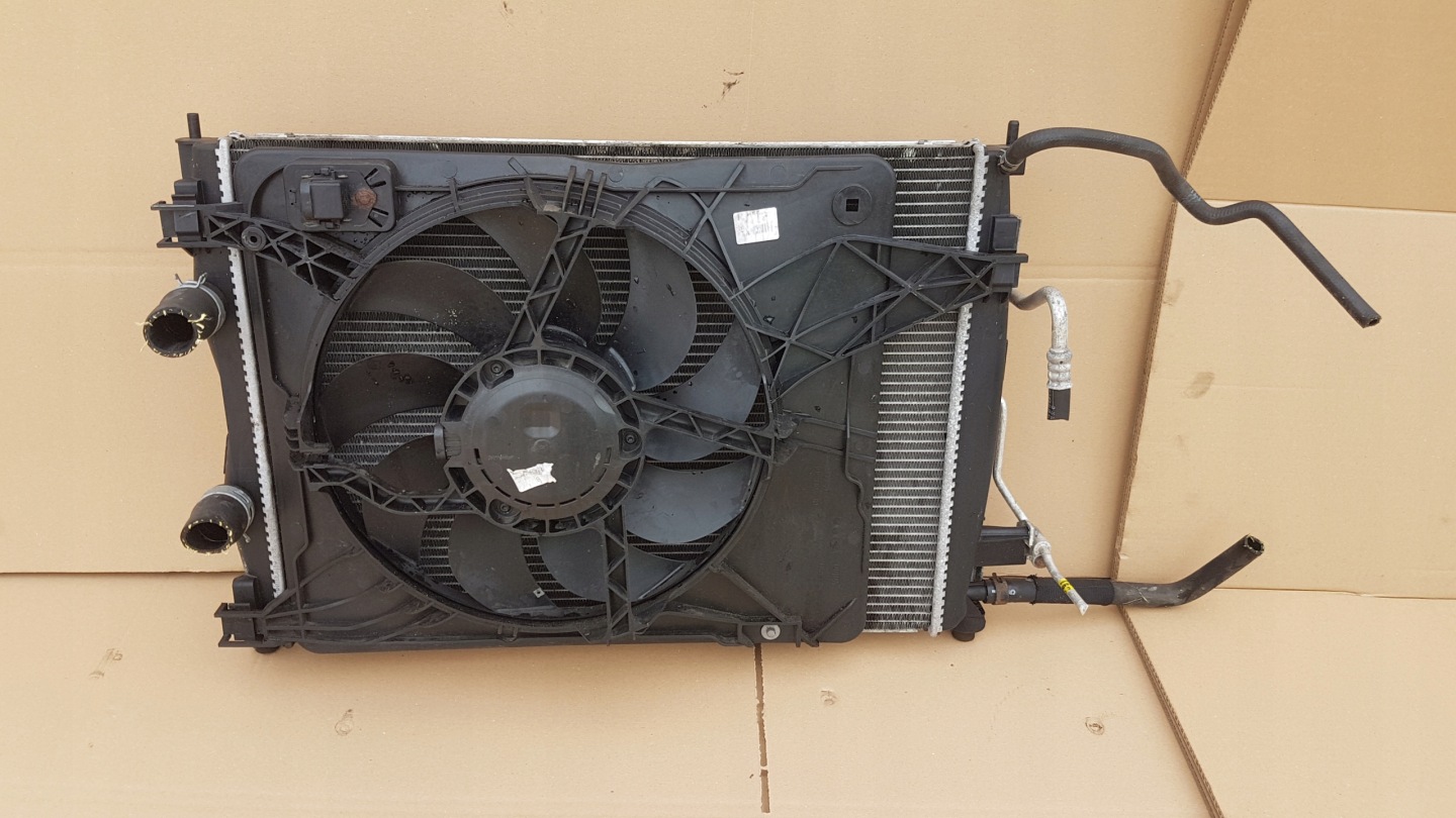 chladiče +ventilátor QASHQAI J10 1.5DCI 07-13