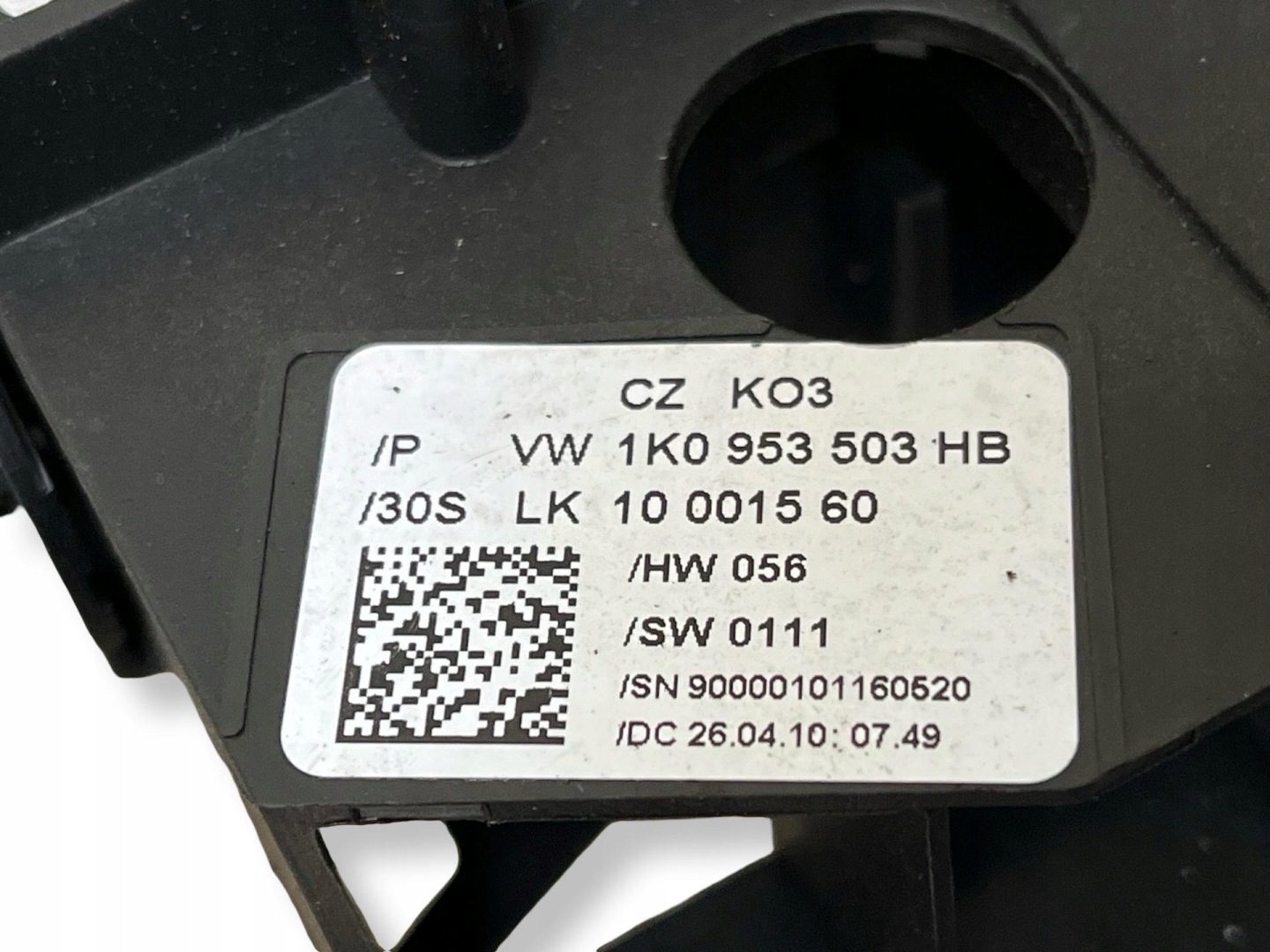 DEVIO LUCI TERGICRISTALLO TERGI Skoda Octavia 2 facelift 2010 1K0953503HB