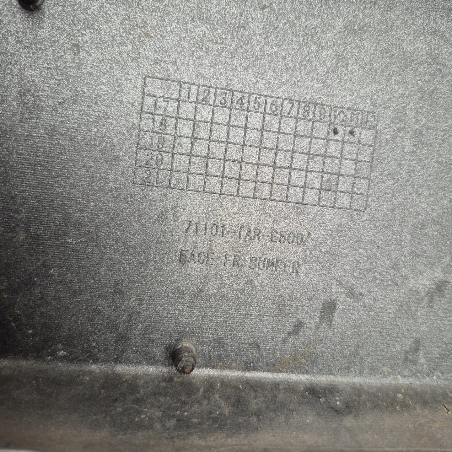 HONDA JAZZ IV 4 LIFT 17-20 bumper front front