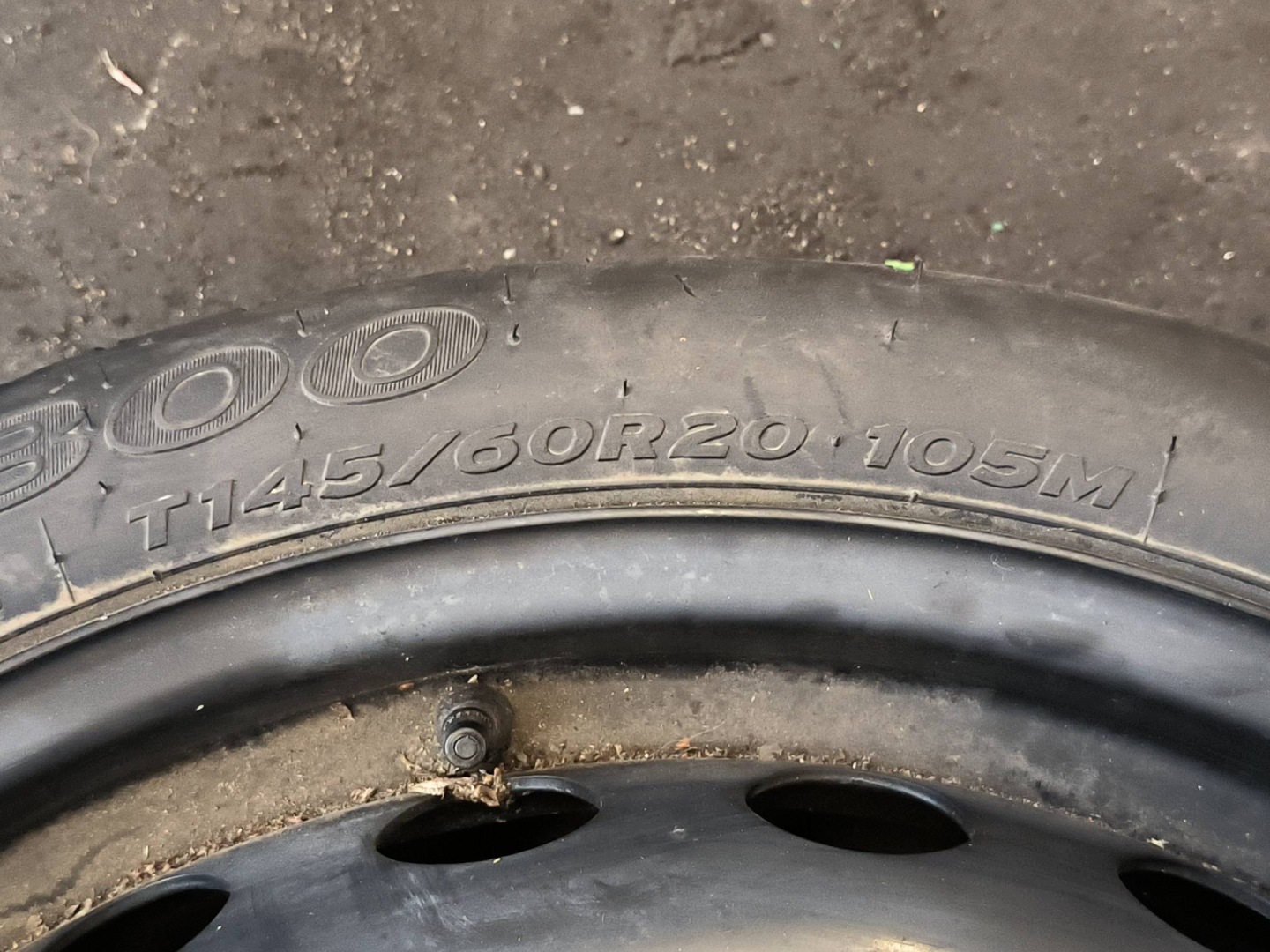wheel spare 20'' 145/60 AUDI A6 C7 LIFT
