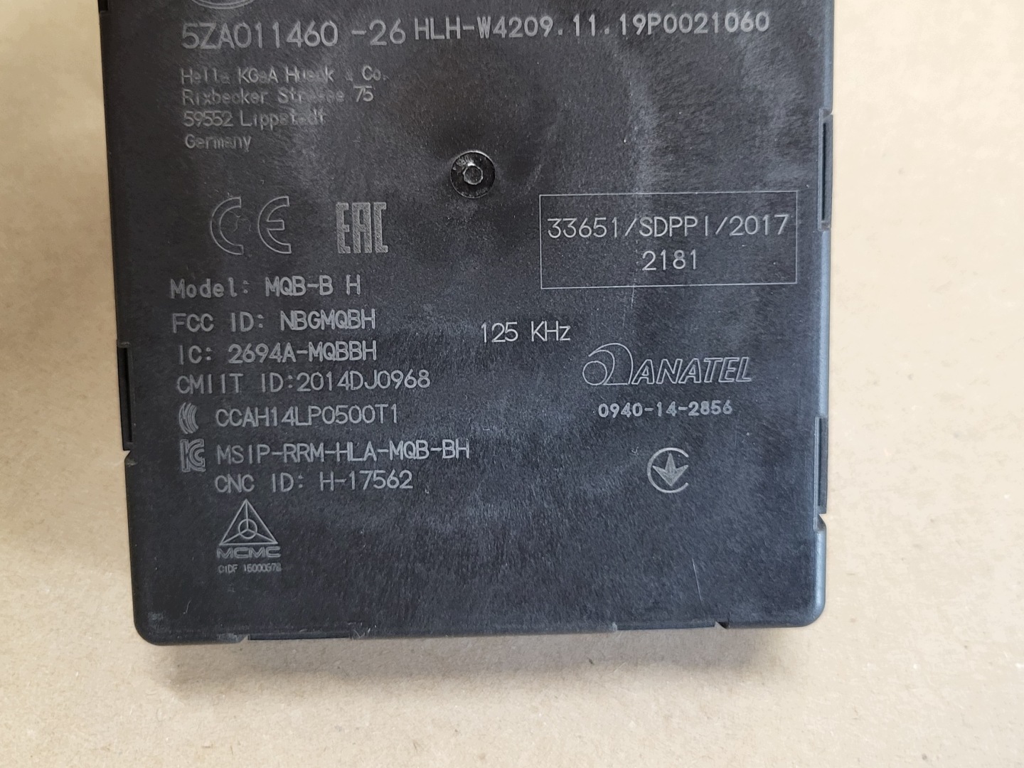 module control unit KESSY computer KEYLESS SEAT IBIZA V VW GOLF VII SEAT CUPRA