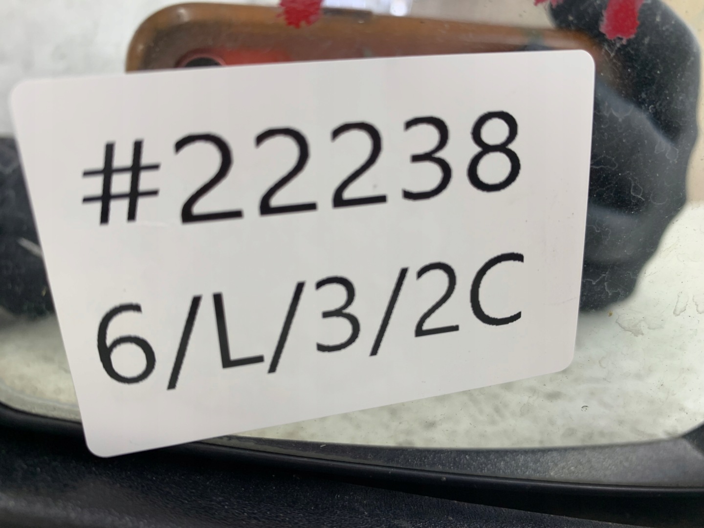 FORD MONDEO MK3 mirror right 5 PIN red
