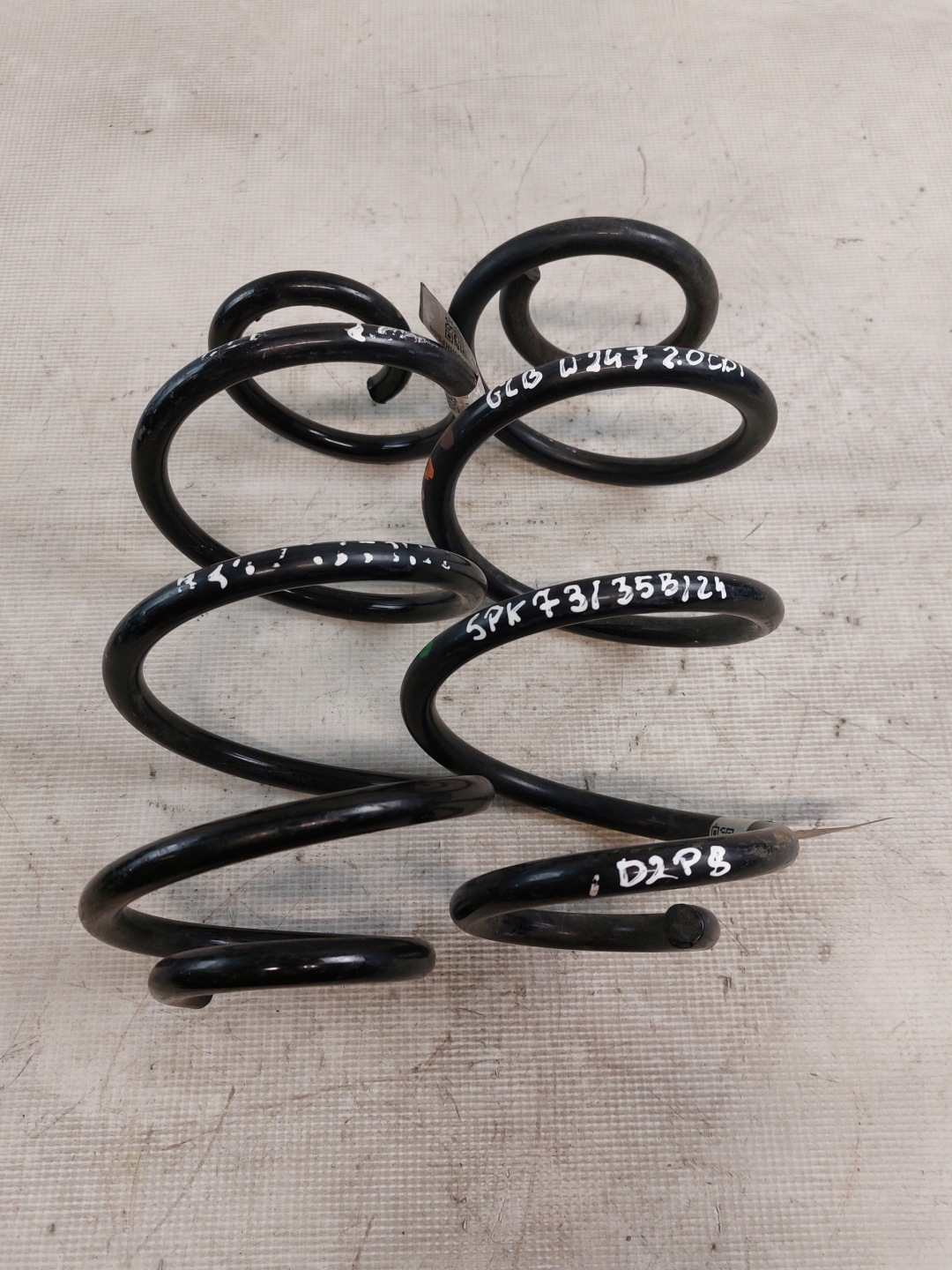 springs rear. MERCEDES GLB W247 A247