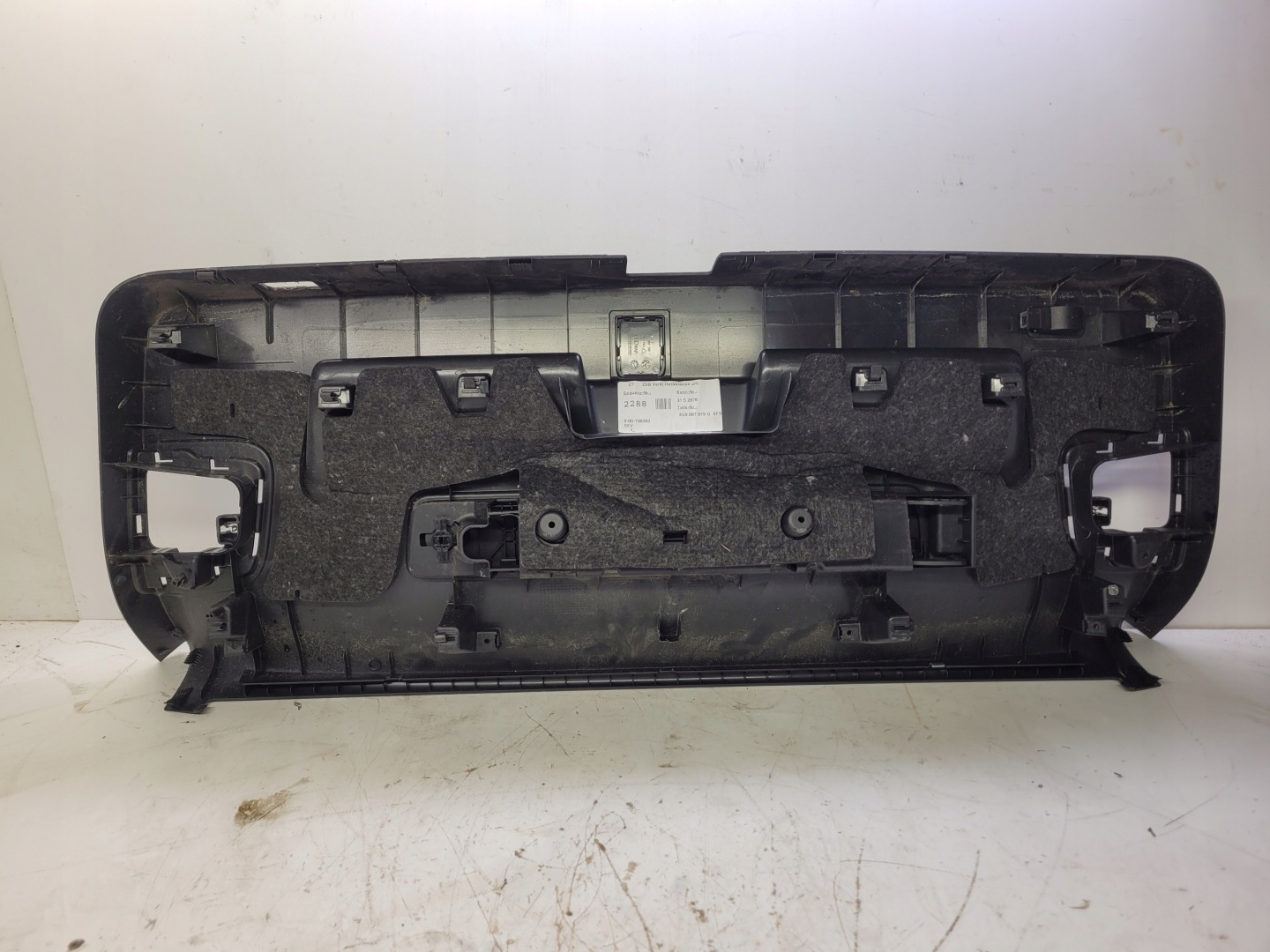 upholstery bonnet rear part AUDI A6 C7 AVANT 4G9867979G