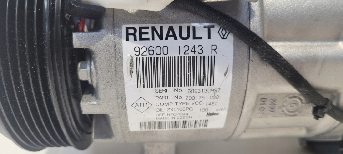 kompresor klimatizaci RENAULT OE 926001243R