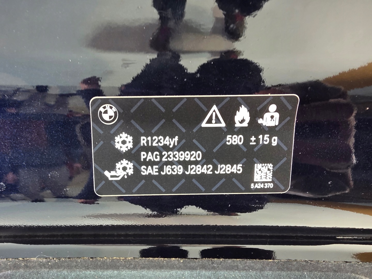 cofano BMW X5 G05 X6 G06 LCI 416 CARBONSCHWARZ