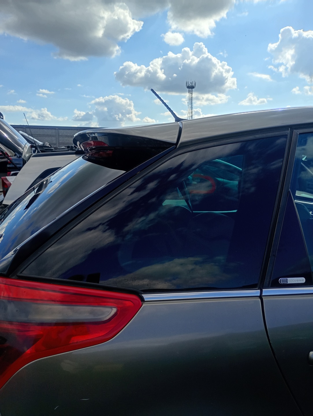 window side bodywork right rear part Citroen C4 Picasso FL 07-13