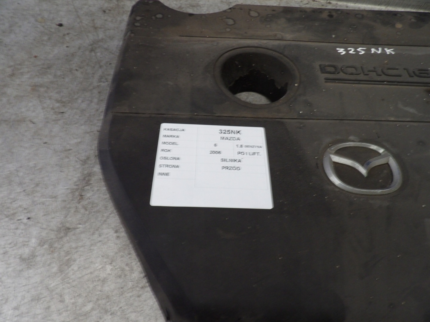Mazda 6 motor cover L829102F L3G6102F