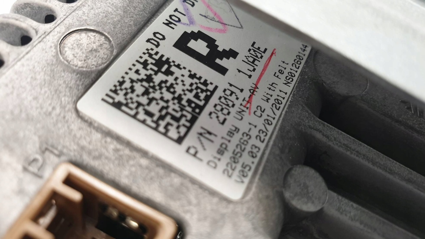Bildschirm, PANEL 280911JA0E INFINITI FX30