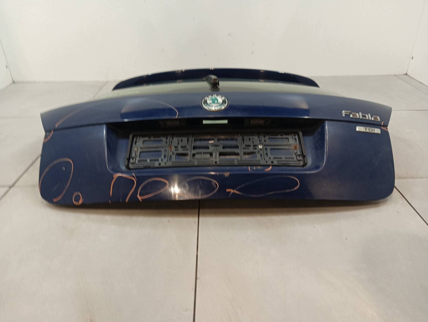 boot door 5D HB GRANATOWA Skoda Fabia II (2007-2014)
