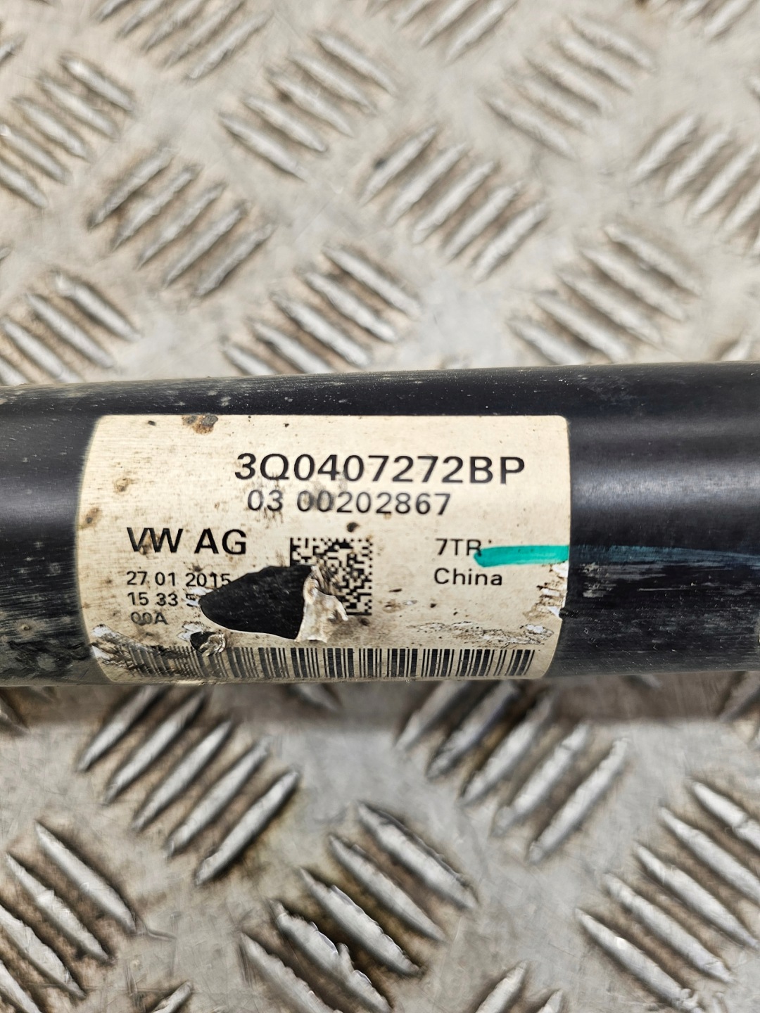 semi-axis right front right front VW PASSAT B8 1.6 TDI 3Q0407272BP
