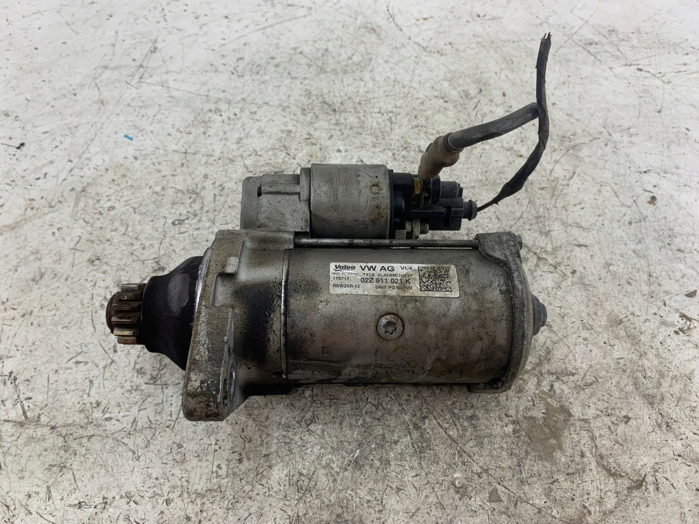 SKODA FABIA III 1.4 TDI CUSB starter 02Z911021K