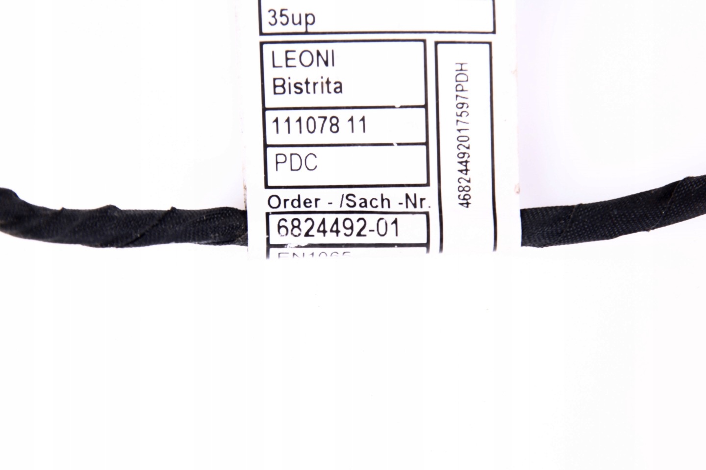 BMW G31 cablaggio cablaggio PDC Paraurti posteriore 6824492