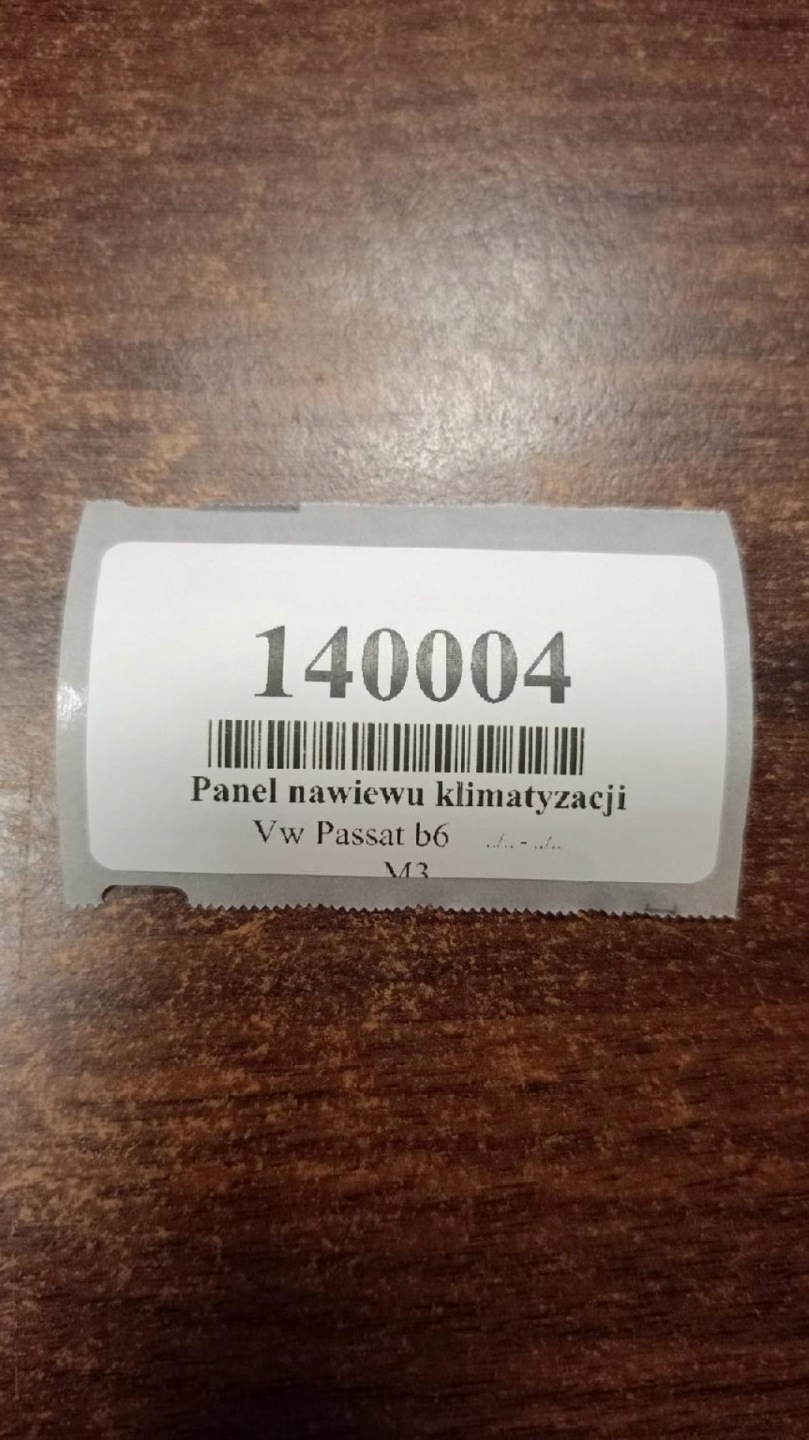 VW PASSAT B6 PANEL klími klimatizaci 74641431