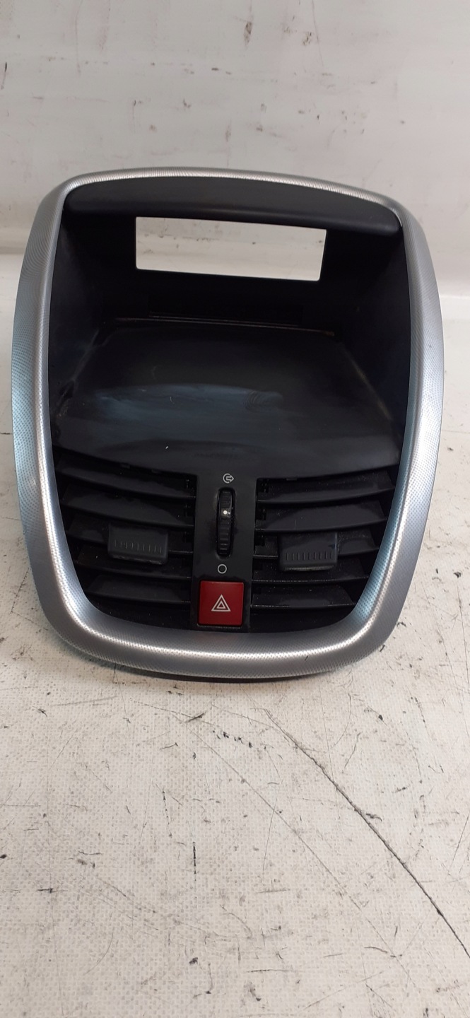 PANEL Lüftungsgitter des lüfters PEUGEOT 207 Warnblickschalter