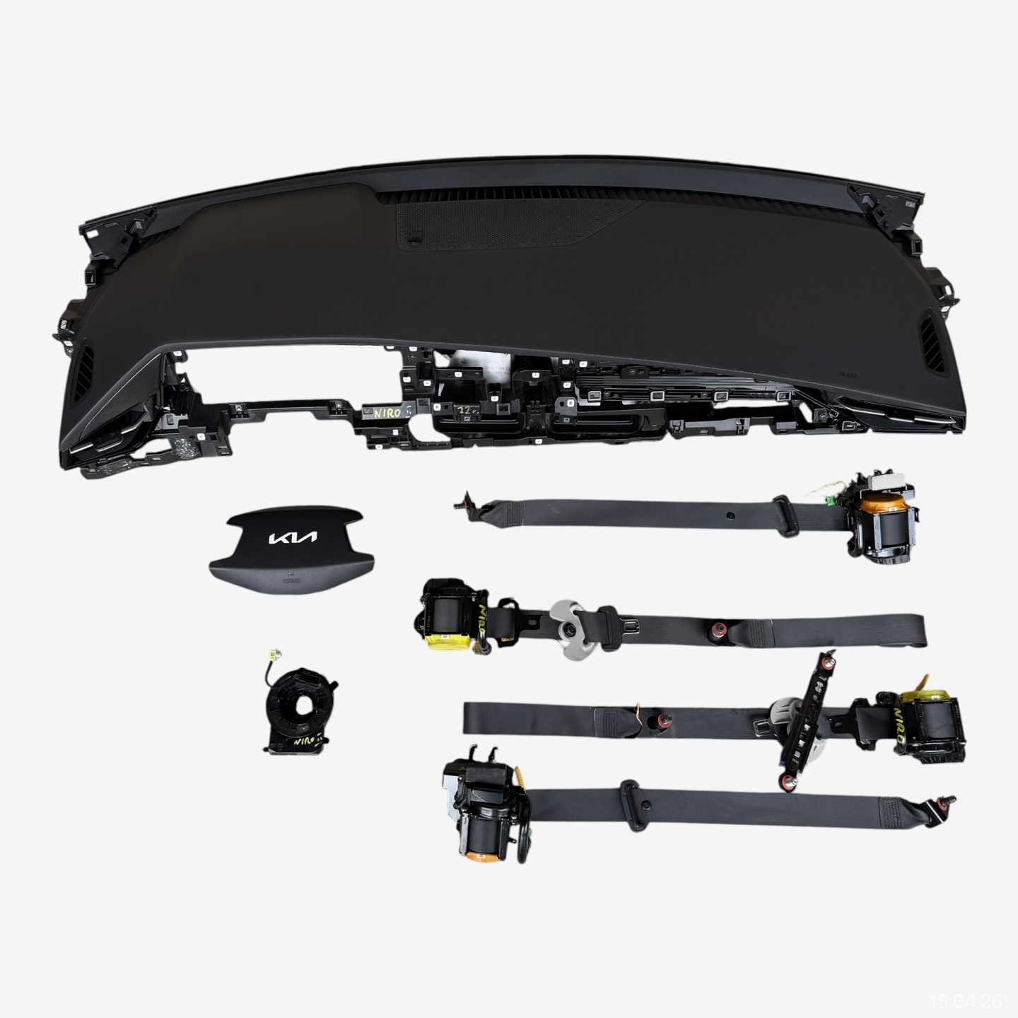 dashboard complete airbag console tension belts cockpit KIA NIRO II 2022 ROK