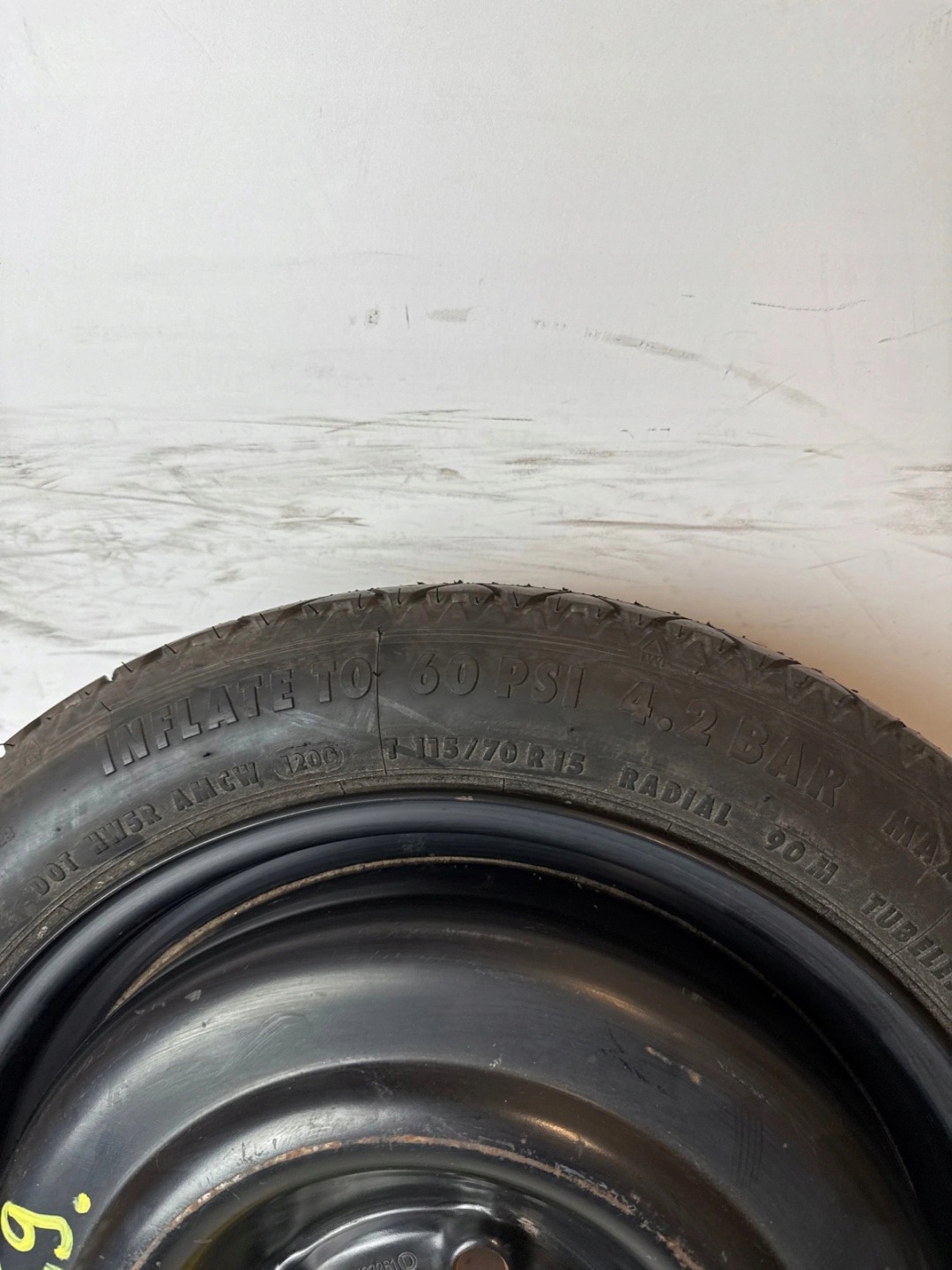 wheel spare Volvo S70 V70 and 5/108mm 115/70/R15 ET57