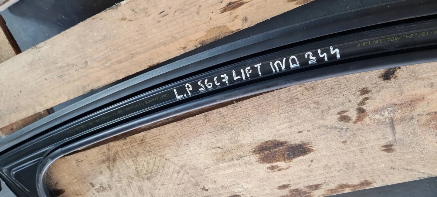 S6 C7 4G A6 LIFT gasket rubber windows door SLINE black left front
