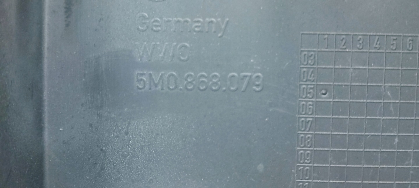 VW GOLF V plus side upholstery door left front