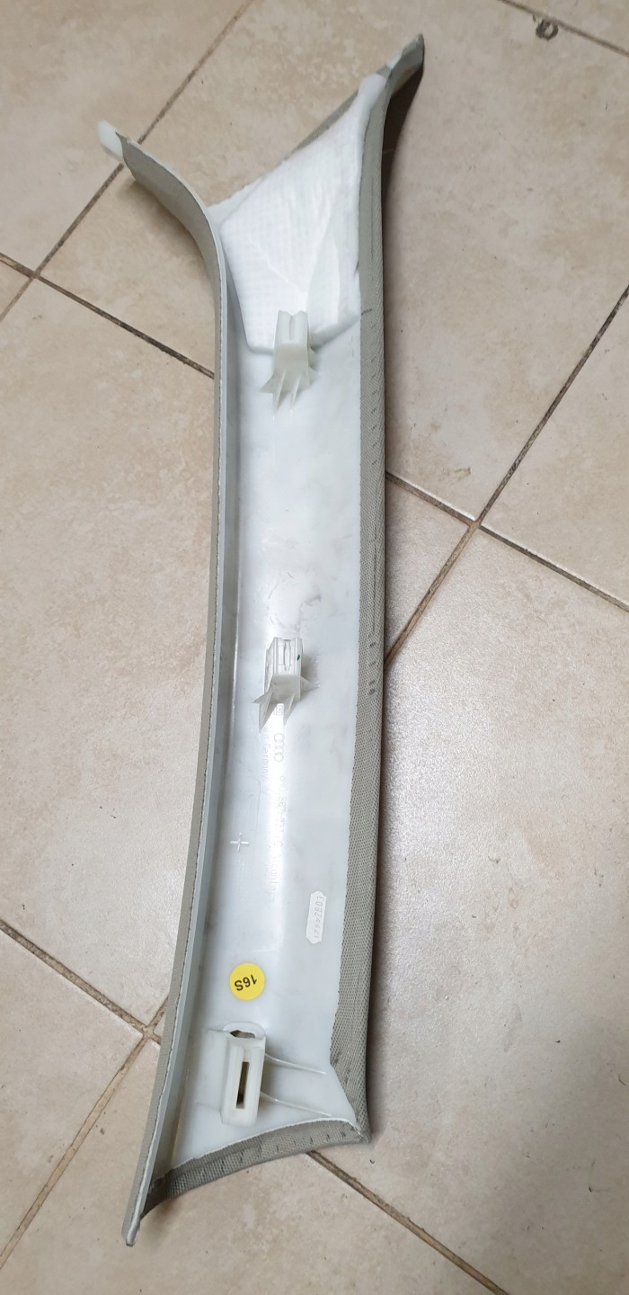 cover side pillar A left front AUDI Q5 8R grey OE