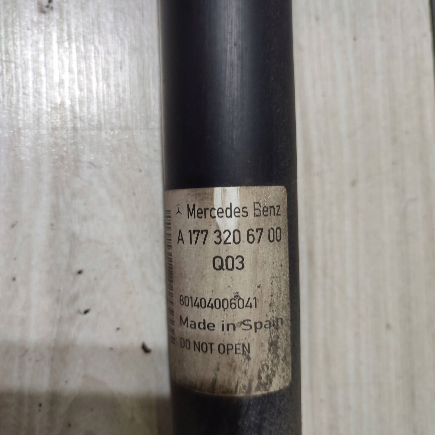 shock absorber rear left side Mercedes-Benz A W177 A1773206700