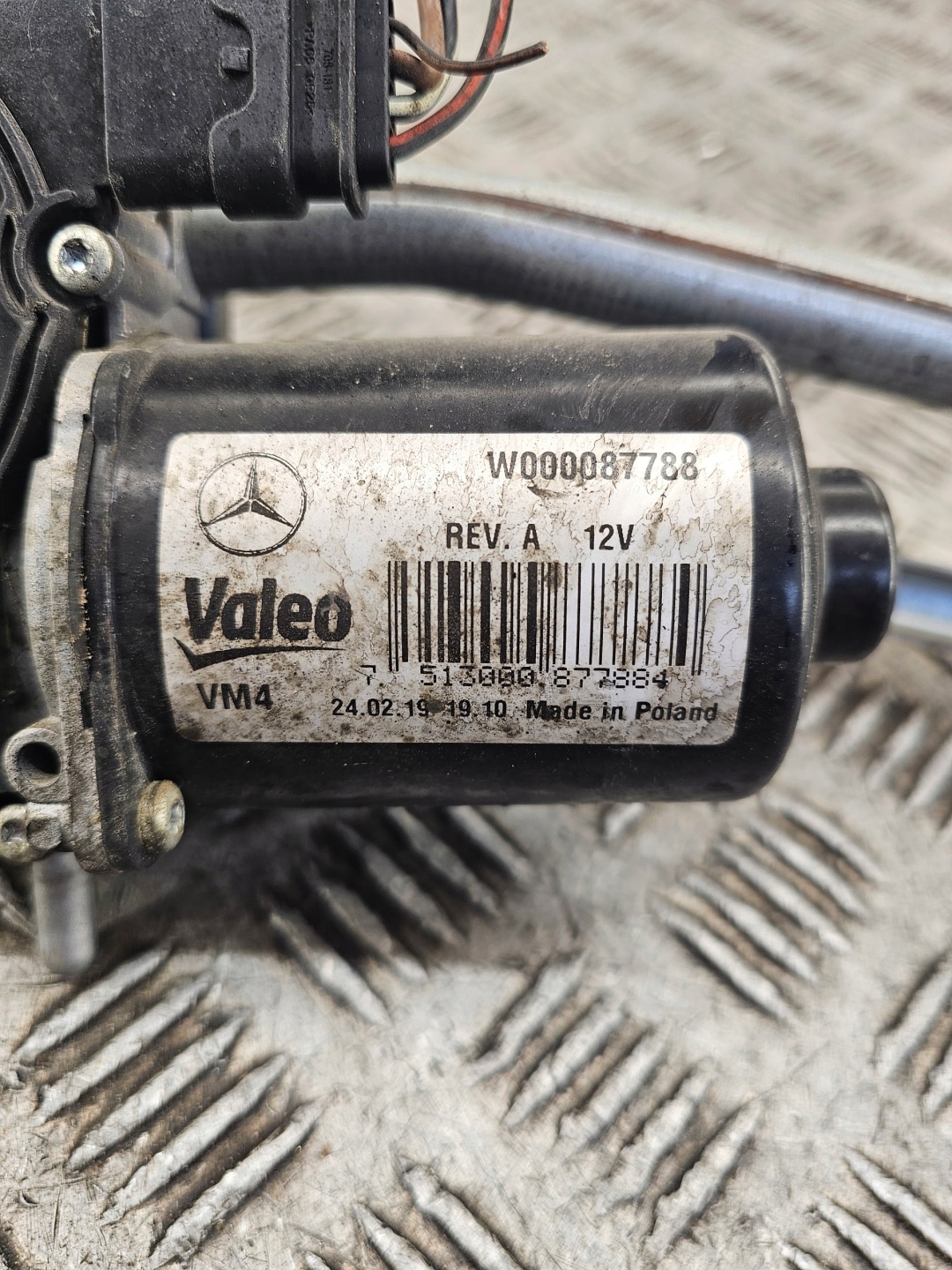 wiper mechanism front mini motor SPRINTER W907 W910 A9108200400