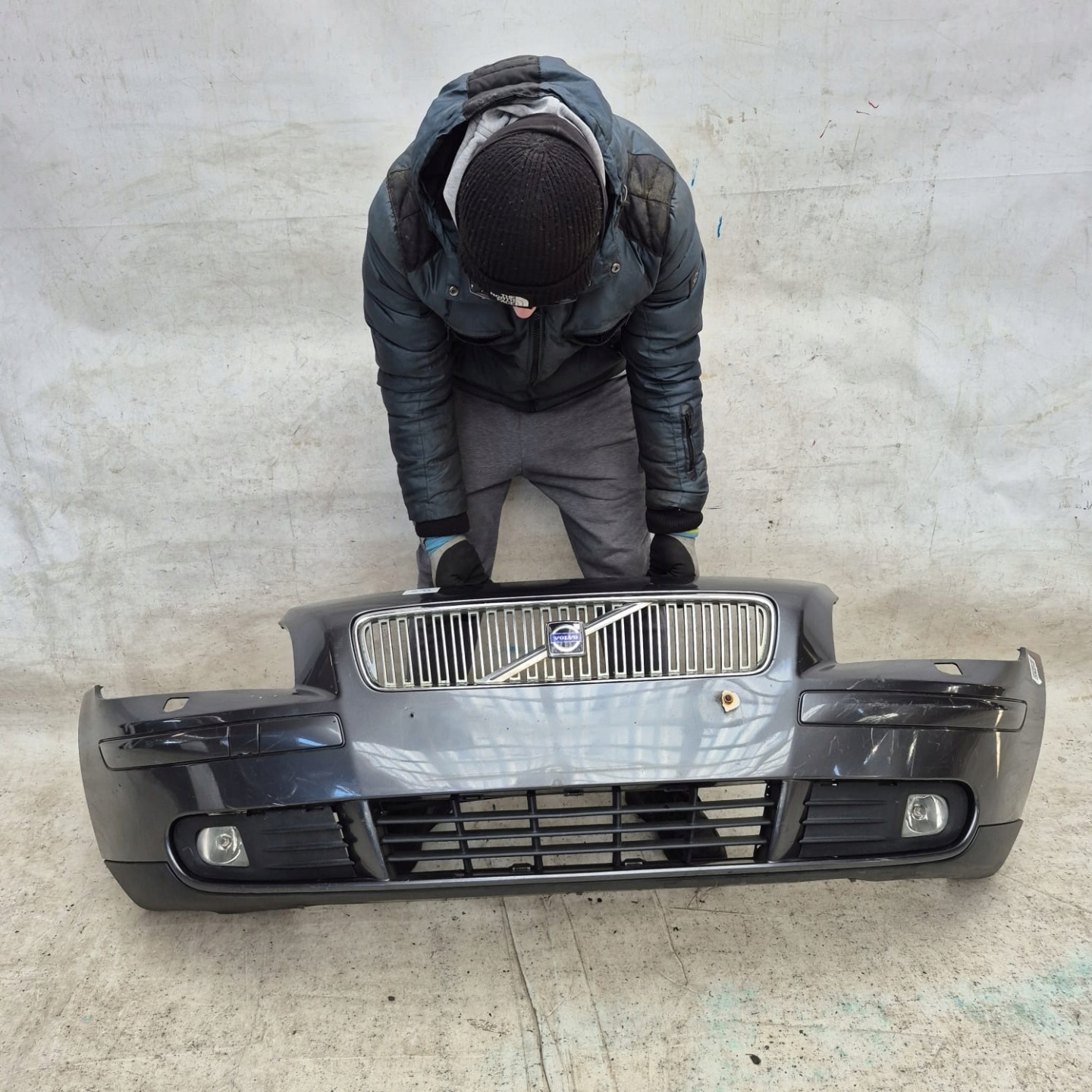 VOLVO V50 04-07 bumper front front washer