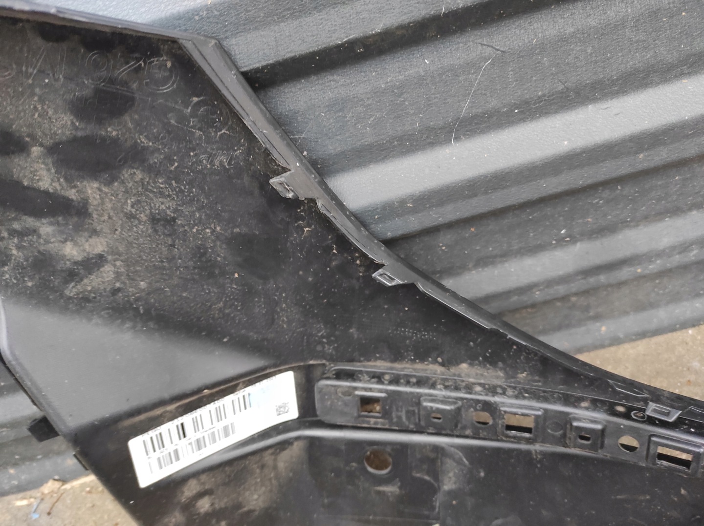 grid of a bumper left rear part BMW 4 G26 m-packet DARK SHADOW PDC 8078587