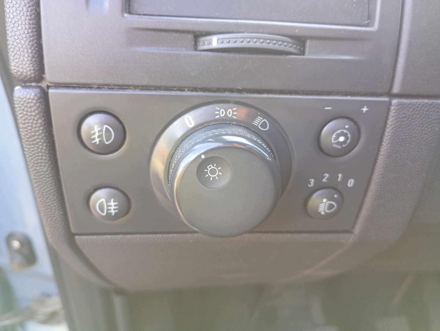 switch of the lights panel regulacja Opel Meriva A FL 03-10