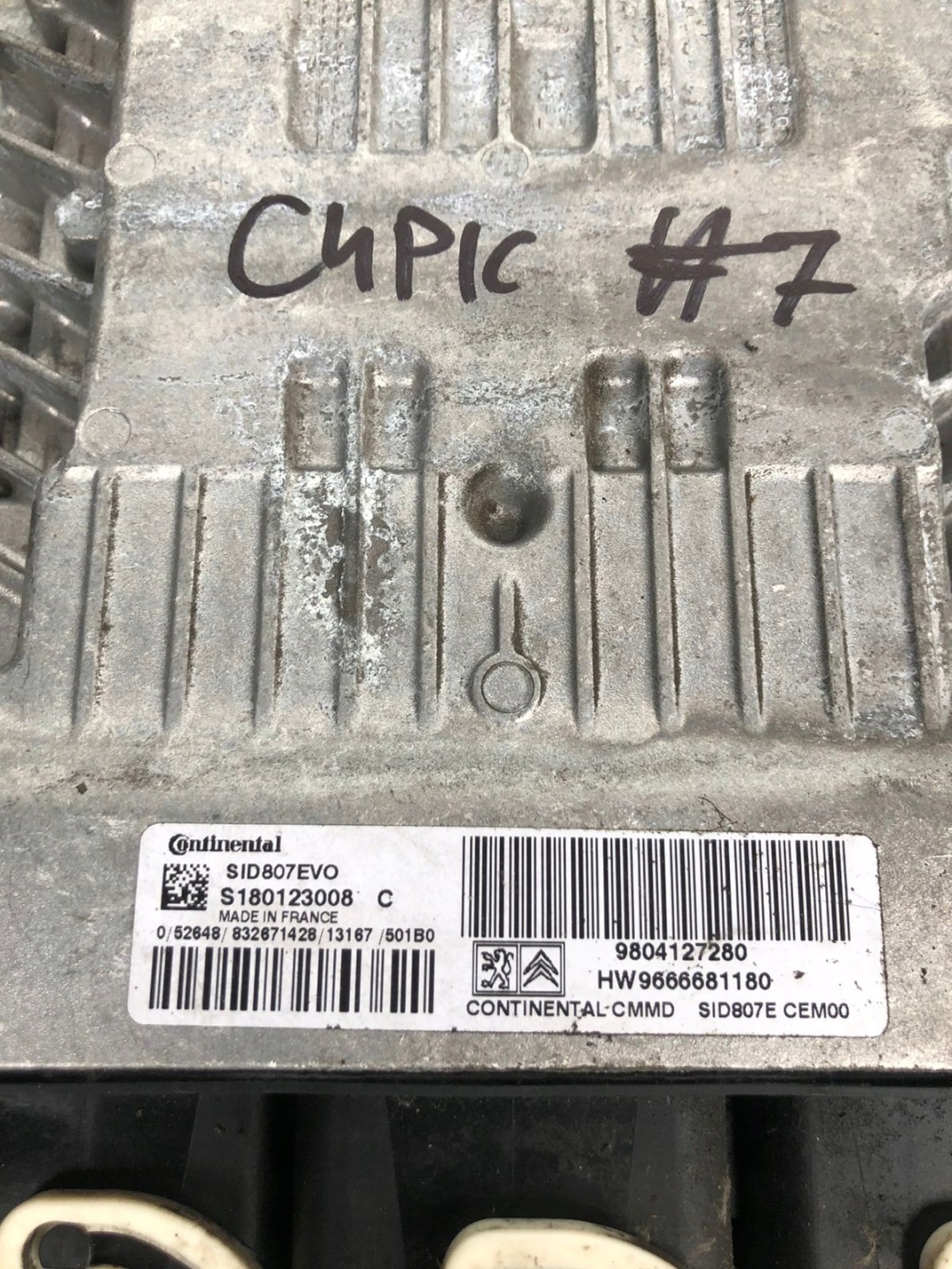Computer Bedienteil DES MOTORS 9804127280 1.6 E HDI