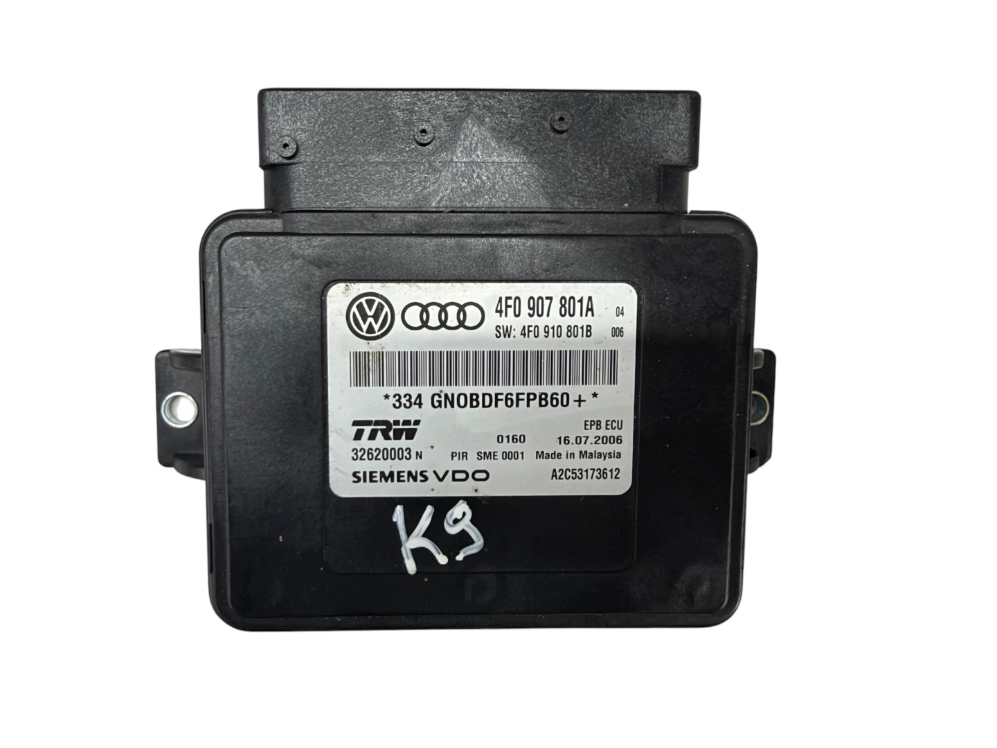 modul elektrische parkbremse AUDI A6 C6 4F0907801A