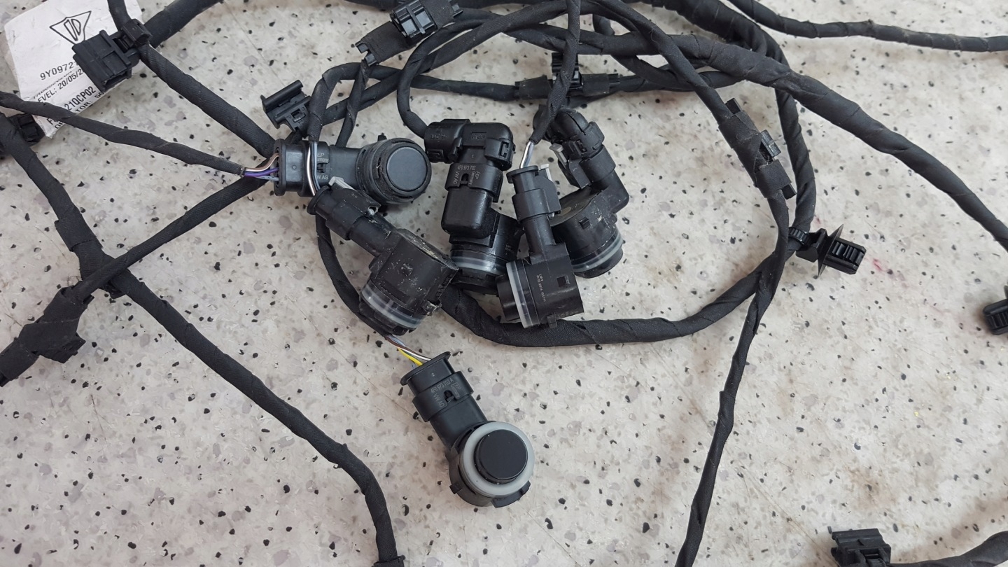 PORSCHE CAYENNE 9Y0972155 bundle wiring of a bumper PDC front 3481