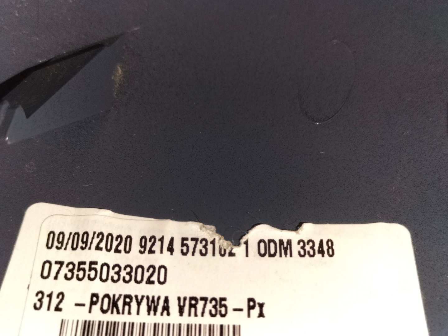 cover cap mirrors right FIAT 500 07