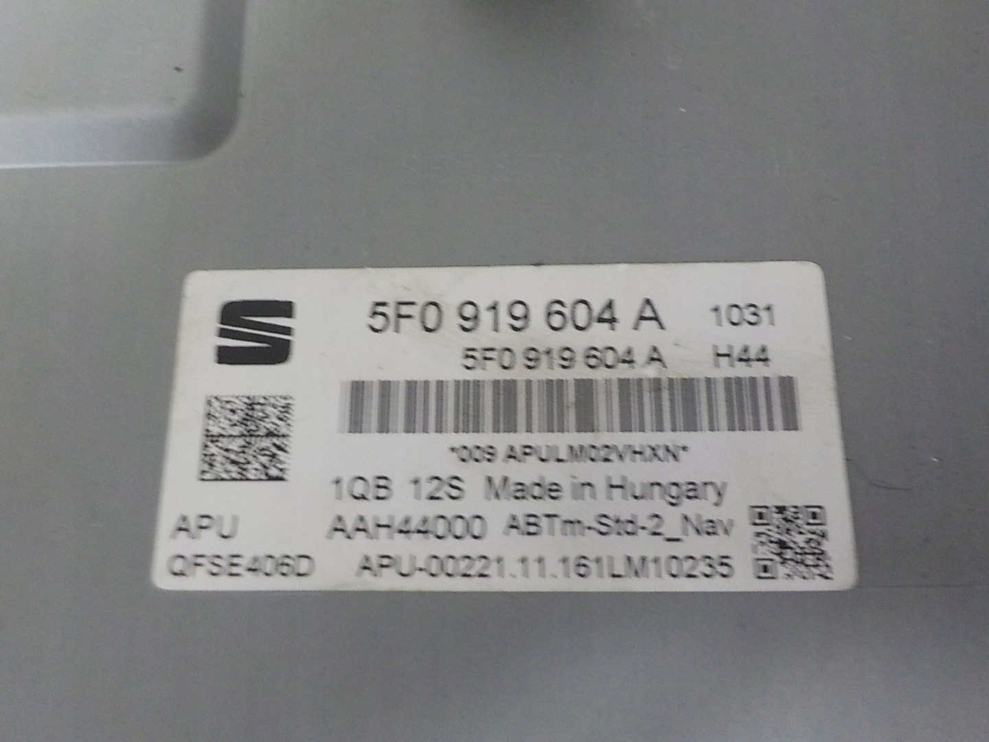 SEAT LEON III Schermo navigazione EKRAN 5F0919604A