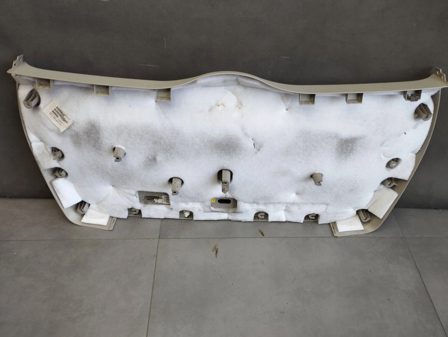 Mercedes ML W164 upholstery bonnet rear part A1647401770