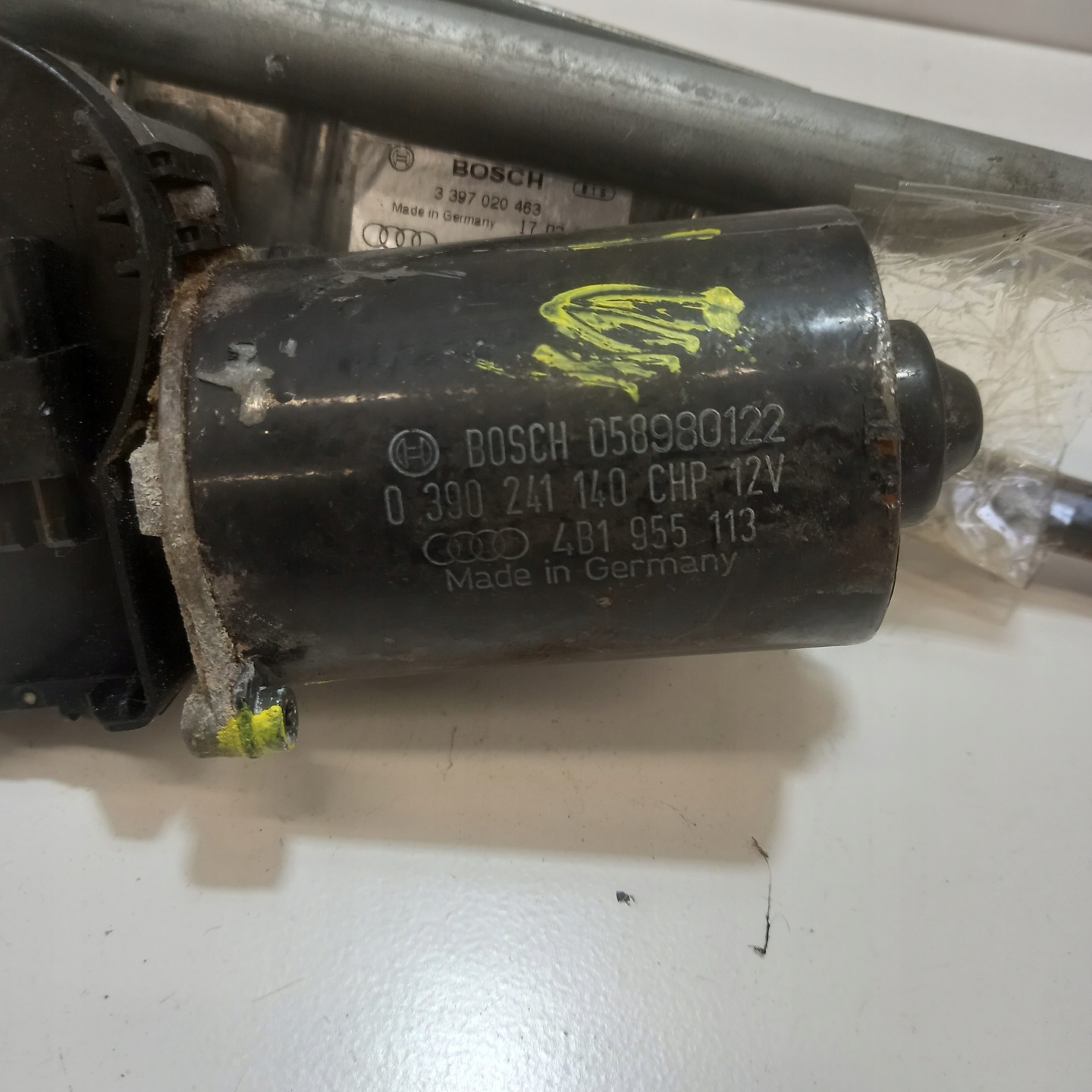 wiper mechanism front AUDI A6-C5 3397020463 4B1955023B