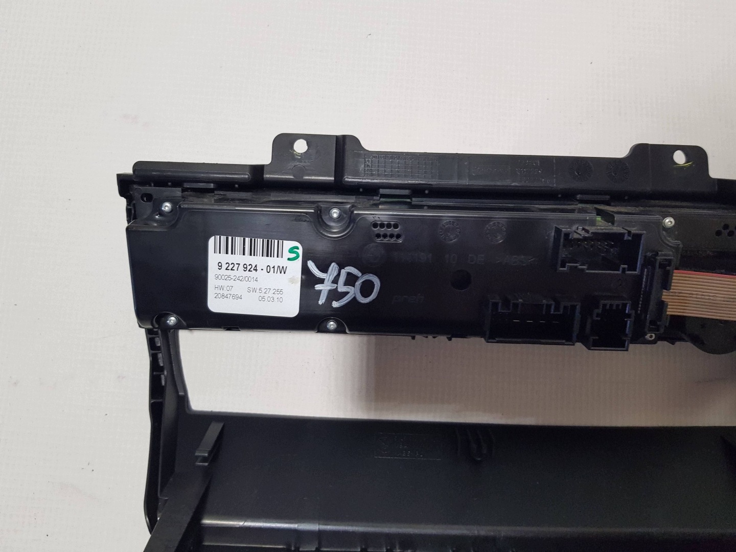 PANEL Bouches buses Climatisateur air conditionné PDC Châssis DEKOR Console BMW X5 E70